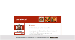Desktop Screenshot of orsahotell.blogg.se