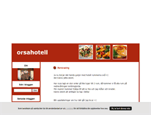 Tablet Screenshot of orsahotell.blogg.se