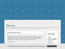 Tablet Screenshot of harvey.blogg.se