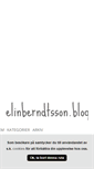 Mobile Screenshot of elinberndtsson.blogg.se