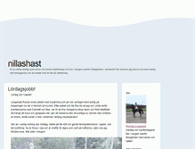 Tablet Screenshot of nillashast.blogg.se