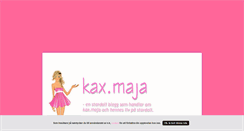 Desktop Screenshot of kaxmaja.blogg.se