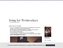 Tablet Screenshot of livingforwednesdays.blogg.se