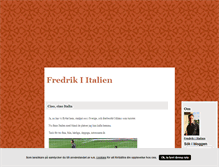 Tablet Screenshot of fredrikiitalien.blogg.se