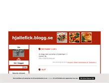 Tablet Screenshot of hjallefick.blogg.se