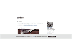 Desktop Screenshot of olivialo.blogg.se