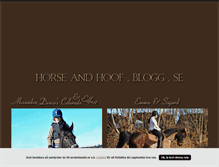 Tablet Screenshot of horseandhoof.blogg.se