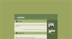 Desktop Screenshot of calanthe.blogg.se
