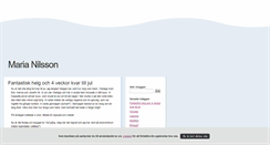 Desktop Screenshot of nilssonmaariaa.blogg.se
