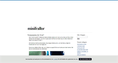 Desktop Screenshot of minifrallor.blogg.se