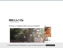 Tablet Screenshot of mittlivioz.blogg.se
