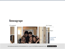 Tablet Screenshot of linneagrape.blogg.se