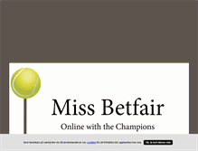 Tablet Screenshot of missbetfair.blogg.se