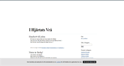 Desktop Screenshot of ihjartatsvra.blogg.se