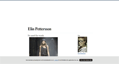 Desktop Screenshot of elinpett.blogg.se