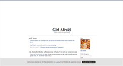 Desktop Screenshot of girlafraid.blogg.se