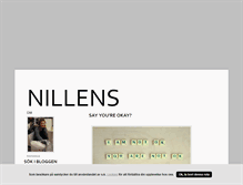 Tablet Screenshot of nillens.blogg.se