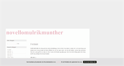 Desktop Screenshot of novellomulrikmunther.blogg.se