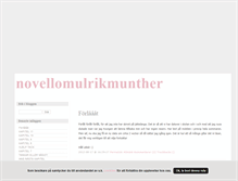 Tablet Screenshot of novellomulrikmunther.blogg.se