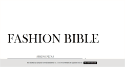 Desktop Screenshot of fashionbible.blogg.se