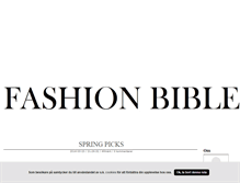 Tablet Screenshot of fashionbible.blogg.se