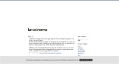 Desktop Screenshot of kroatienresa.blogg.se