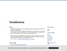 Tablet Screenshot of kroatienresa.blogg.se