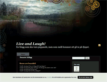Tablet Screenshot of liveanlaugh.blogg.se