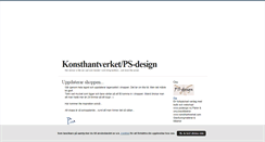 Desktop Screenshot of konsthantverket.blogg.se