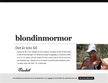 Tablet Screenshot of blondinmormor.blogg.se