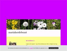 Tablet Screenshot of mariaherdebrant.blogg.se
