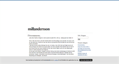 Desktop Screenshot of millandersson.blogg.se