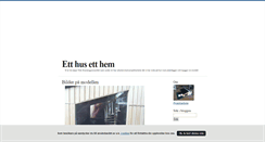 Desktop Screenshot of etthusetthem.blogg.se
