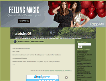 Tablet Screenshot of abisko08.blogg.se