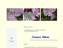 Tablet Screenshot of bittan.blogg.se