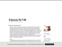 Tablet Screenshot of fabricio.blogg.se