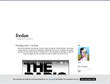 Tablet Screenshot of fredan.blogg.se