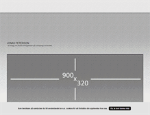 Tablet Screenshot of jonaspeterson.blogg.se