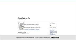 Desktop Screenshot of lindtorpets.blogg.se