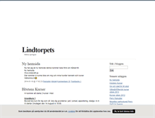 Tablet Screenshot of lindtorpets.blogg.se