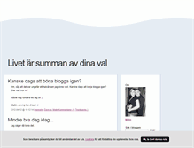 Tablet Screenshot of livetarsummanavdinaval.blogg.se