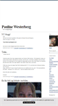 Mobile Screenshot of paulinewesterberg.blogg.se