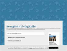 Tablet Screenshot of livinglollo.blogg.se