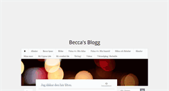 Desktop Screenshot of beccanorman.blogg.se