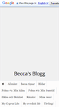 Mobile Screenshot of beccanorman.blogg.se