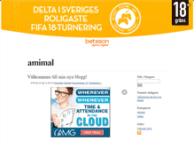 Tablet Screenshot of amimal.blogg.se