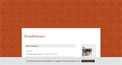 Desktop Screenshot of evaskineser.blogg.se