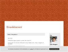 Tablet Screenshot of evaskineser.blogg.se