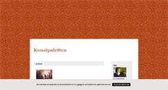 Desktop Screenshot of konstpaletten.blogg.se
