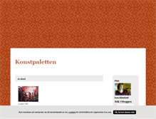 Tablet Screenshot of konstpaletten.blogg.se